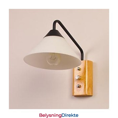 Japansk Koreansk Midtgang Veranda Trapp Soverom Nattbordslampe Vegglampe Glass Tre