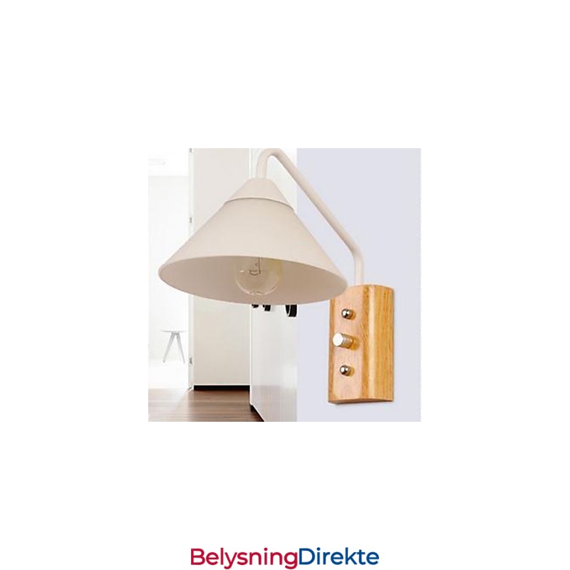 Japansk Koreansk Midtgang Veranda Trapp Soverom Nattbordslampe Vegglampe Glass Tre