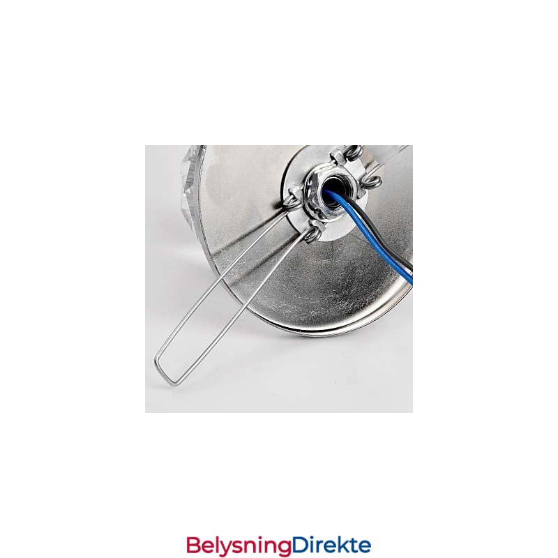 Moderne Samtids Krystall Mini Stil Krom Metall Innfelt Montering