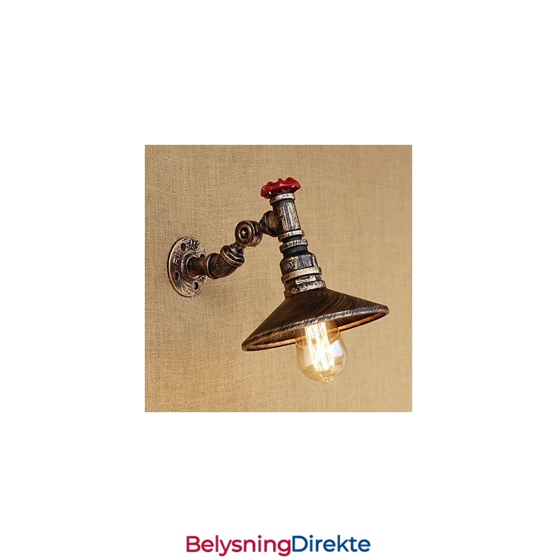 Landlig Retro-Malerifunksjon For Mini-Stil Roterende Lys Med Svingarm Og Vegglampe