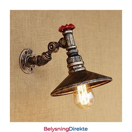 Landlig Retro-Malerifunksjon For Mini-Stil Roterende Lys Med Svingarm Og Vegglampe