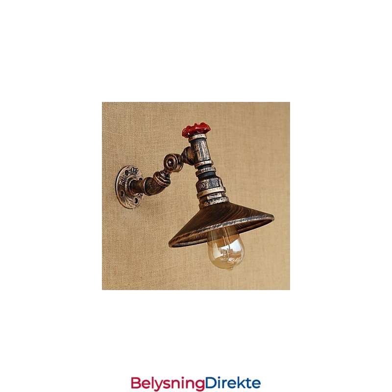 Landlig Retro-Malerifunksjon For Mini-Stil Roterende Lys Med Svingarm Og Vegglampe