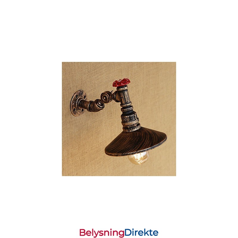 Landlig Retro-Malerifunksjon For Mini-Stil Roterende Lys Med Svingarm Og Vegglampe