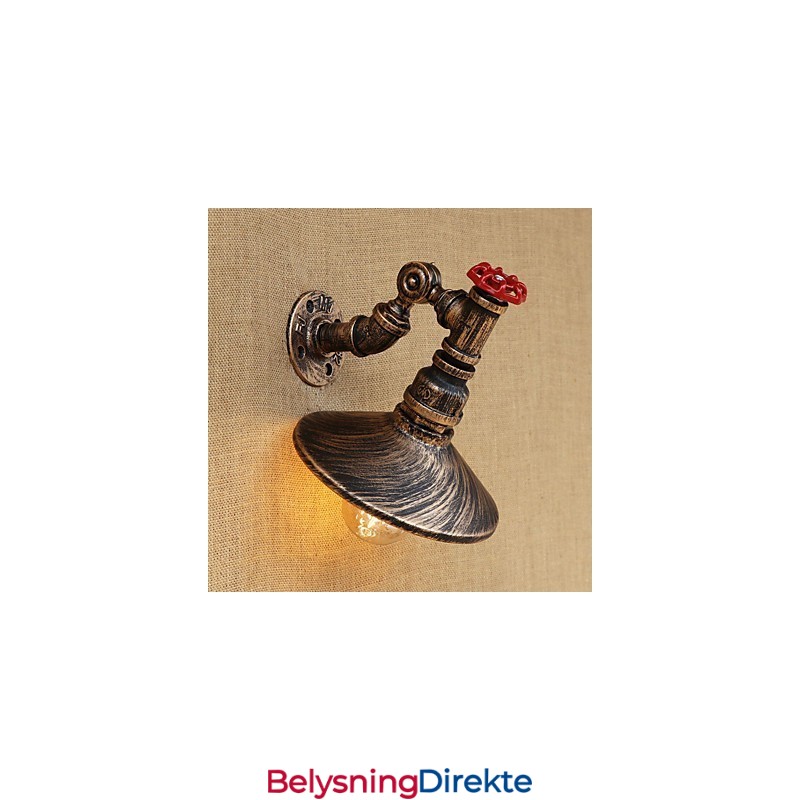 Landlig Retro-Malerifunksjon For Mini-Stil Roterende Lys Med Svingarm Og Vegglampe