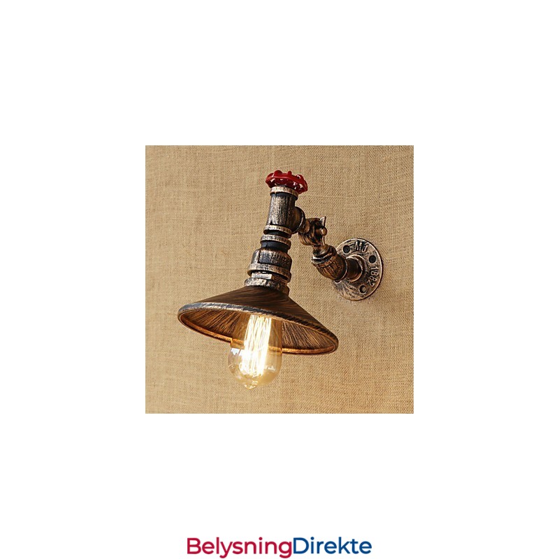 Landlig Retro-Malerifunksjon For Mini-Stil Roterende Lys Med Svingarm Og Vegglampe