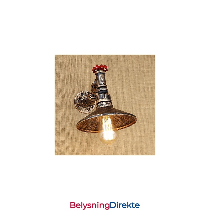 Landlig Retro-Malerifunksjon For Mini-Stil Roterende Lys Med Svingarm Og Vegglampe