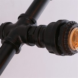 Vintage Vannrør Kjærlig Hjerte Kreative Vegglamper Industriell Stue Restaurant Barer Kafé Dekorasjon Vegglamper