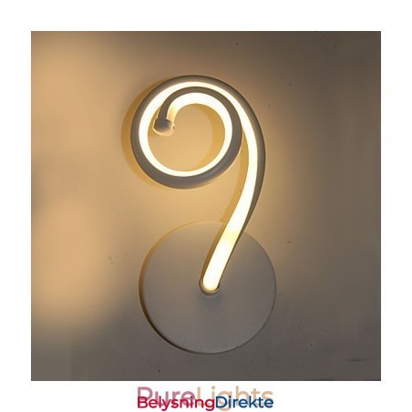 Enkel Moderne Lampe Nattbordslampe Vegglampe Aluminiumslampe Korridor Balkongbelysning