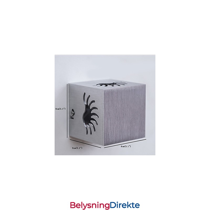 Moderne Lys Aluminiums Innfelt Vegglampe Dekorerer Vegglamper