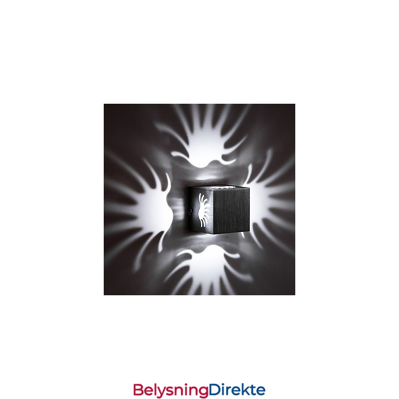 Moderne Lys Aluminiums Innfelt Vegglampe Dekorerer Vegglamper