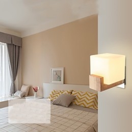 Moderne Samtidsmaleri Funksjon For Øyebeskyttelse Omgivelseslys Vegglampe Vegglampe