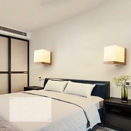 Moderne Samtidsstil Sort Oksidfinish Funksjon For Øyebeskyttelse Omgivelseslys Vegglampe Vegglampe