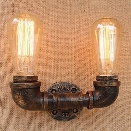 Landlig Retro-Maleri For Mini-Stil Omgivelseslys Vegglampe