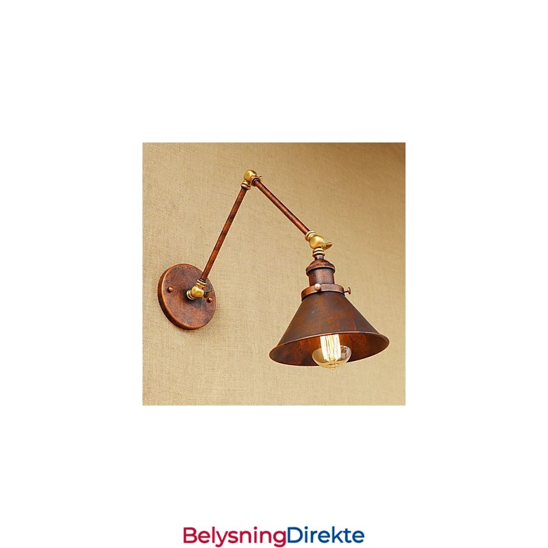 Vegglampe I Messing, Vintage, Industriell Vegglampe, Hjemmebelysning, Innendørsdekor, Vegglampe