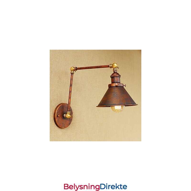 Vegglampe I Messing, Vintage, Industriell Vegglampe, Hjemmebelysning, Innendørsdekor, Vegglampe