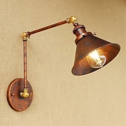 Vegglampe I Messing, Vintage, Industriell Vegglampe, Hjemmebelysning, Innendørsdekor, Vegglampe