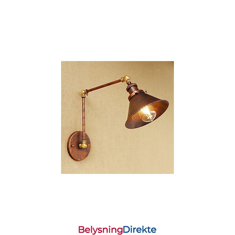 Vegglampe I Messing, Vintage, Industriell Vegglampe, Hjemmebelysning, Innendørsdekor, Vegglampe