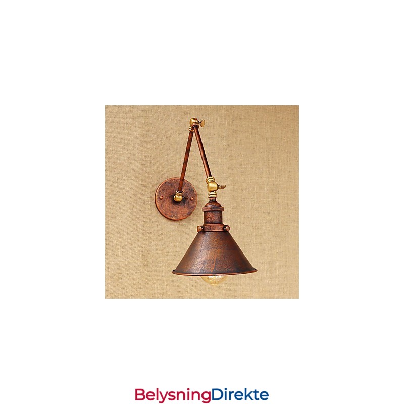 Vegglampe I Messing, Vintage, Industriell Vegglampe, Hjemmebelysning, Innendørsdekor, Vegglampe