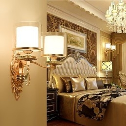 Moderne Samtids Galvanisert Funksjon For Øyebeskyttelse Omgivelseslys Vegglampe Vegglampe