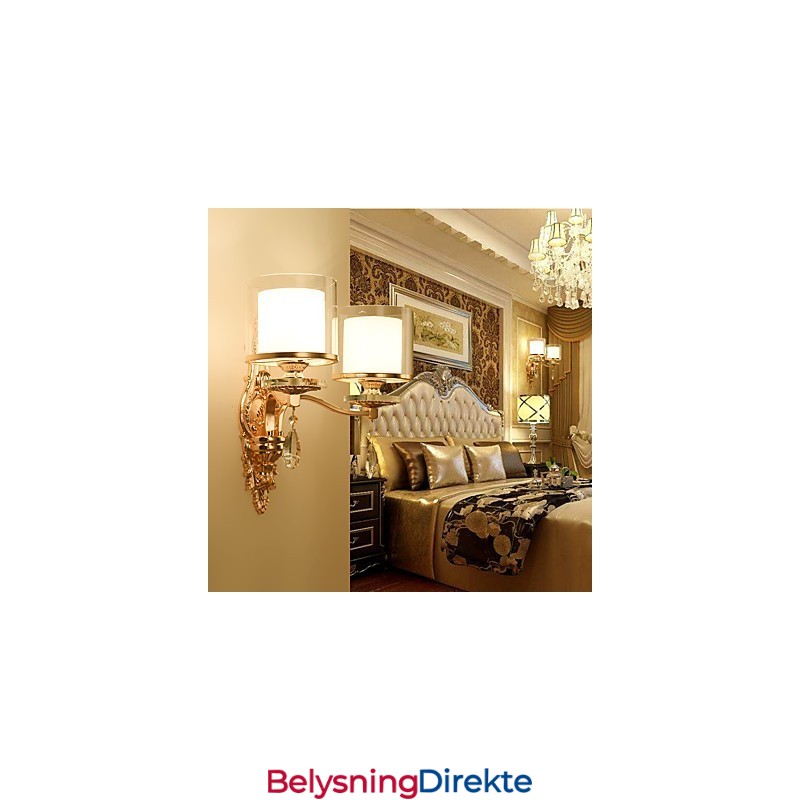 Moderne Samtids Galvanisert Funksjon For Øyebeskyttelse Omgivelseslys Vegglampe Vegglampe