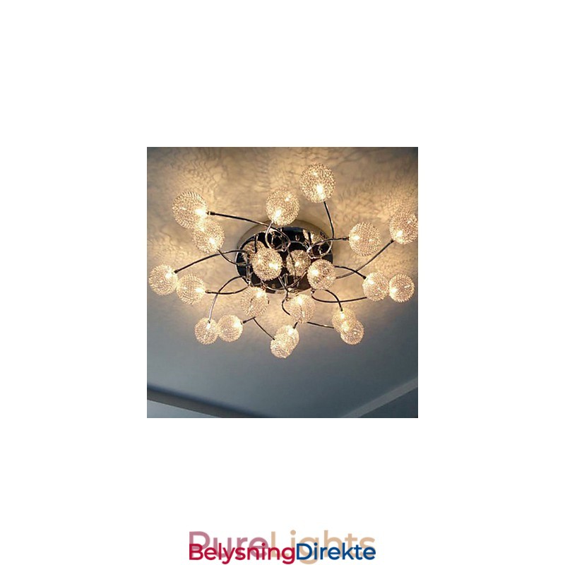 Enkle Sirkulære Taklamper Jernlampebelysning