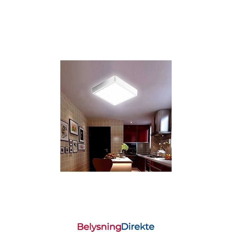 Innfelt Belysning Hvit 9W Høy Lysgjennomgang Enkel Moderne