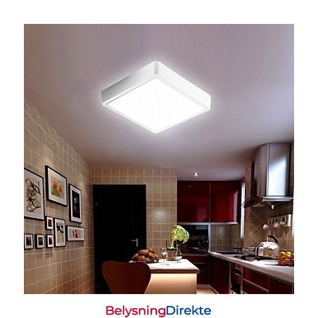 Innfelt Belysning Hvit 9W Høy Lysgjennomgang Enkel Moderne