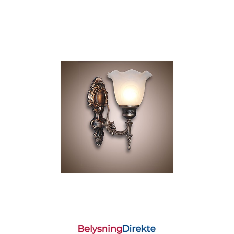 Europeisk Stil Retro Vegglampe Hotell Korridorlampe Korridorlampe Speil Frontlampe Enkelt Hode Nattbordslampe