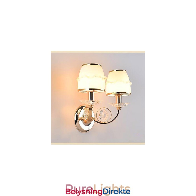 Moderne Samtids Galvanisert Funksjon For Krystall Svingarm Øyebeskyttelse Omgivelseslys Vegglampervegg