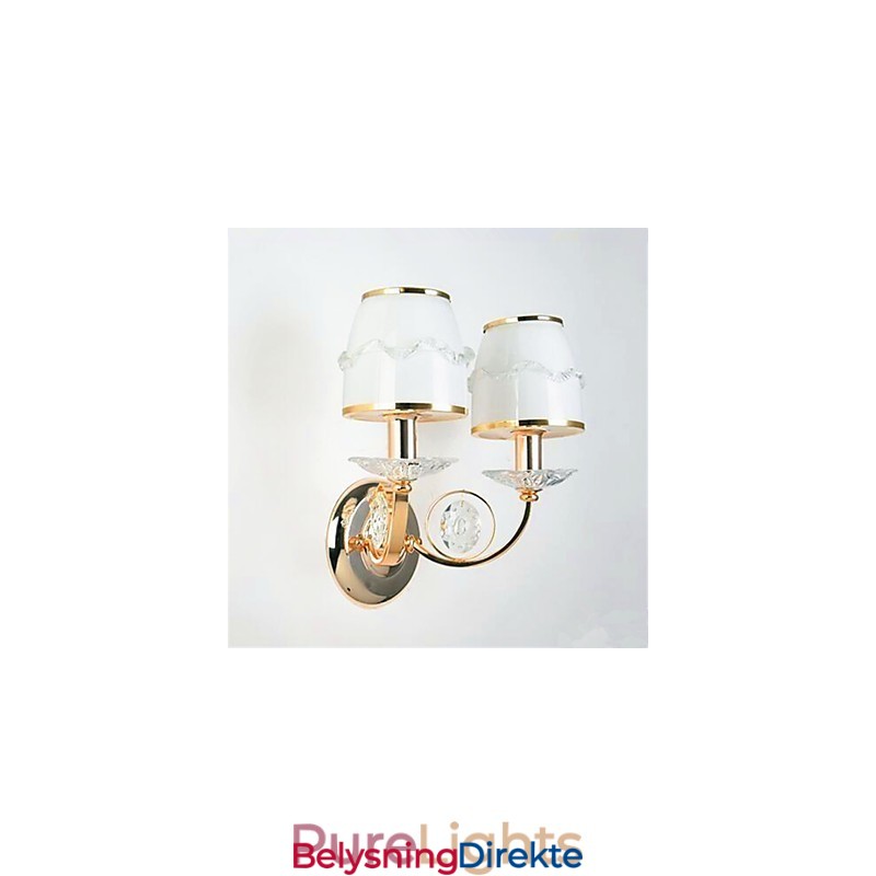 Moderne Samtids Galvanisert Funksjon For Krystall Svingarm Øyebeskyttelse Omgivelseslys Vegglampervegg