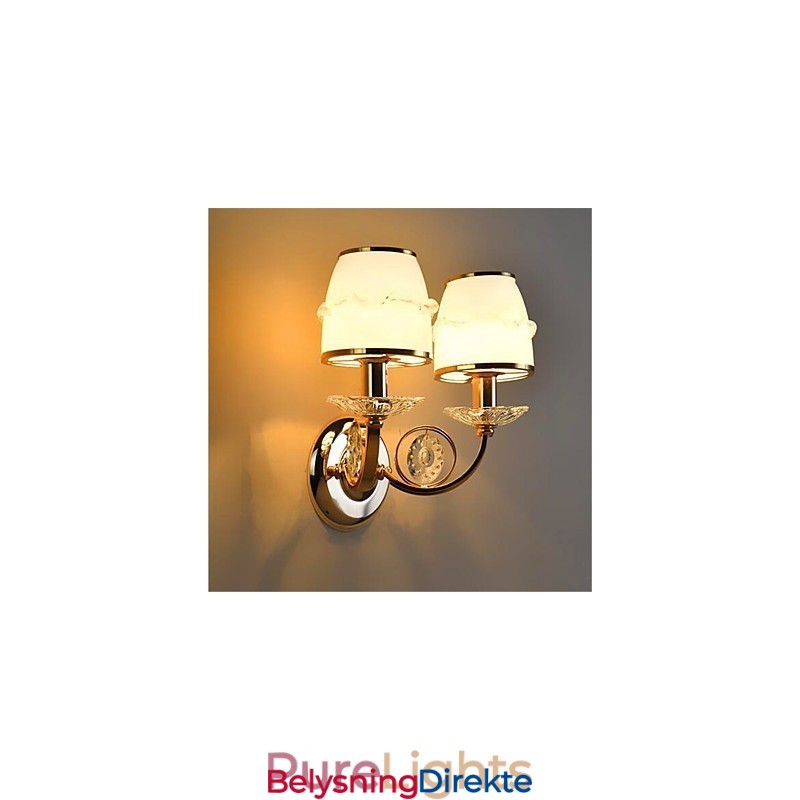 Moderne Samtids Galvanisert Funksjon For Krystall Svingarm Øyebeskyttelse Omgivelseslys Vegglampervegg