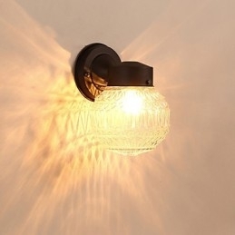 Moderne, Samtidskunstnerisk Svart Oksidfinish For Mini-Stil, Omgivelseslys, Vegglampe
