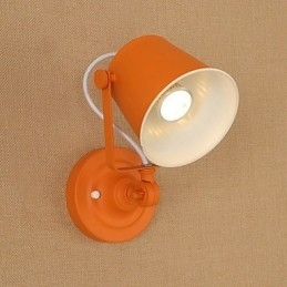 Malt Stålvegglampe Dum Svart Amerikansk Kaffedekorasjon Retro Vegglampe Lyssabellampe På Vegg