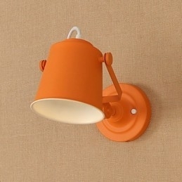 Malt Stålvegglampe Dum Svart Amerikansk Kaffedekorasjon Retro Vegglampe Lyssabellampe På Vegg