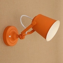 Malt Stålvegglampe Dum Svart Amerikansk Kaffedekorasjon Retro Vegglampe Lyssabellampe På Vegg