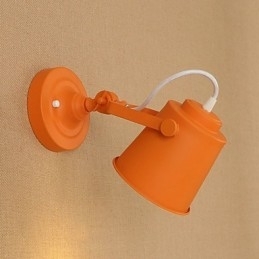 Malt Stålvegglampe Dum Svart Amerikansk Kaffedekorasjon Retro Vegglampe Lyssabellampe På Vegg