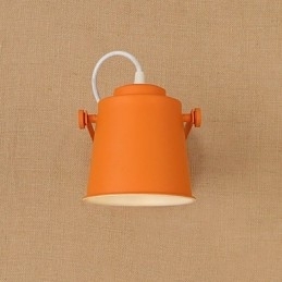 Malt Stålvegglampe Dum Svart Amerikansk Kaffedekorasjon Retro Vegglampe Lyssabellampe På Vegg