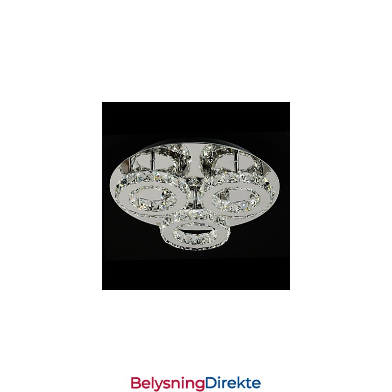 Moderne Samtids Krom Metall Innfelt Montering