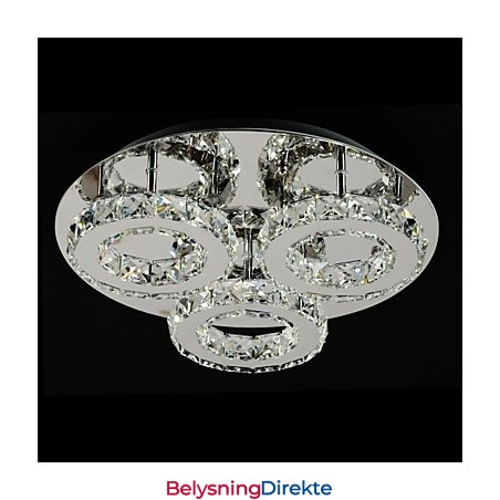 Moderne Samtids Krom Metall Innfelt Montering