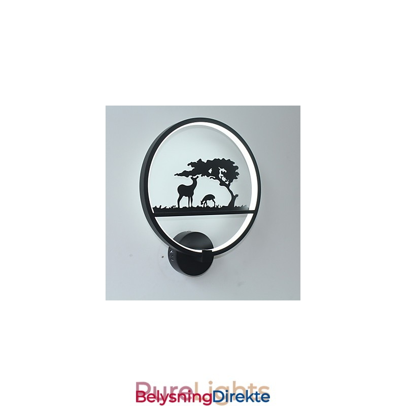 Nordisk Moderne Minimalistisk Aluminiums Tv-Vegglampe Midtgang Trapper Soverom Nattbordslampe Vegglampe Hotell Korridorlamper