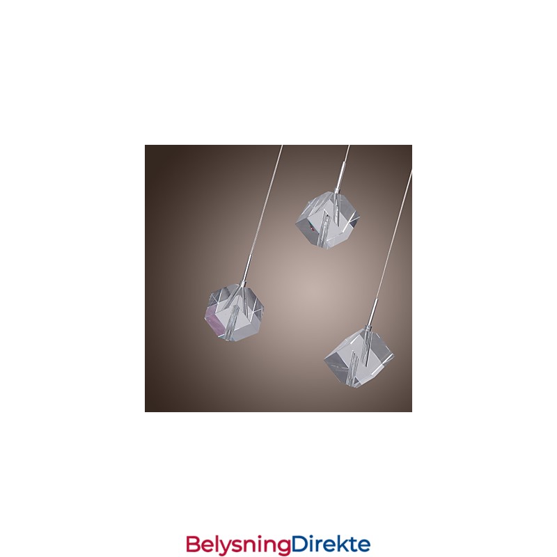 Moderne Og Moderne Pendellampe I Krystallkrom