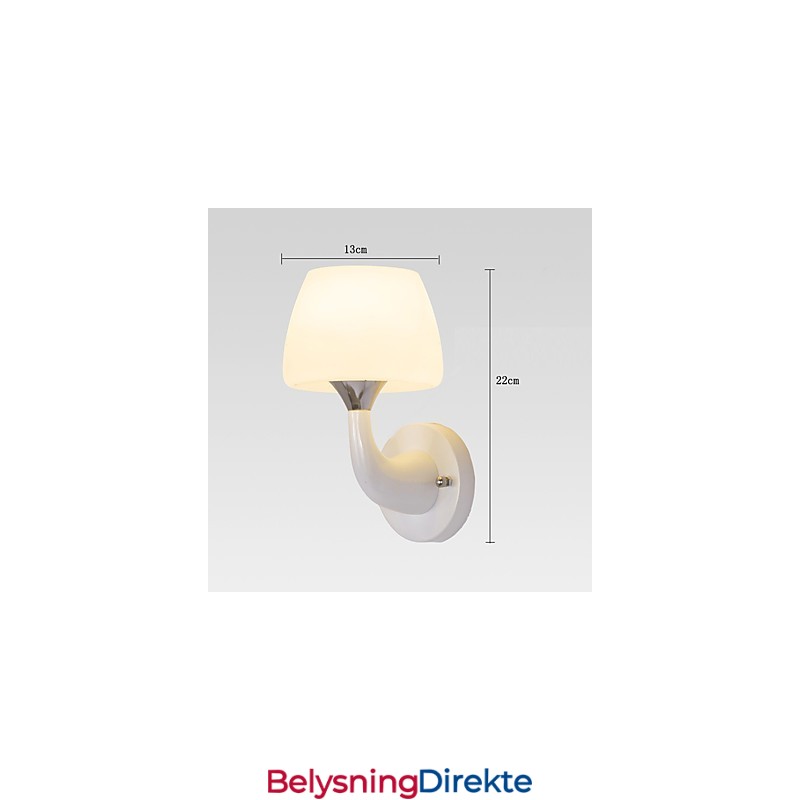 Metallisk Moderne, Moderne Innfelt Og Takmontert Lampe Med Vegglampe