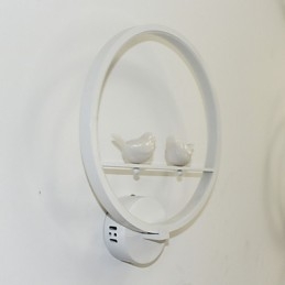 Soveromsvegglampe Nattbordslampe Og Den Kreative Personligheten Til Moderne Minimalistisk Sirkulær Trappekorridorvegglampe