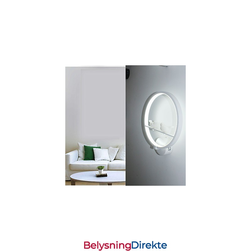 Soveromsvegglampe Nattbordslampe Og Den Kreative Personligheten Til Moderne Minimalistisk Sirkulær Trappekorridorvegglampe