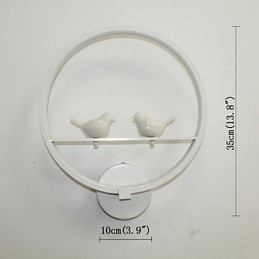 Soveromsvegglampe Nattbordslampe Og Den Kreative Personligheten Til Moderne Minimalistisk Sirkulær Trappekorridorvegglampe