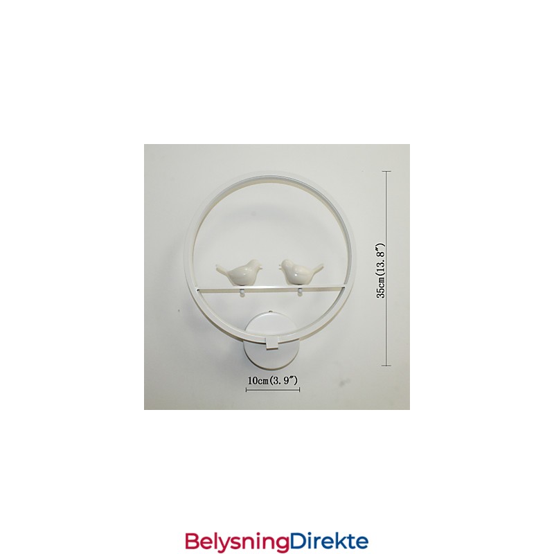 Soveromsvegglampe Nattbordslampe Og Den Kreative Personligheten Til Moderne Minimalistisk Sirkulær Trappekorridorvegglampe