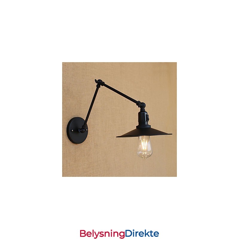 Landlig Retro-Malerifunksjon For Mini-Vegglampe Med Svingarm Og Svingarm