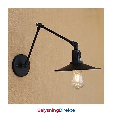 Landlig Retro-Malerifunksjon For Mini-Vegglampe Med Svingarm Og Svingarm