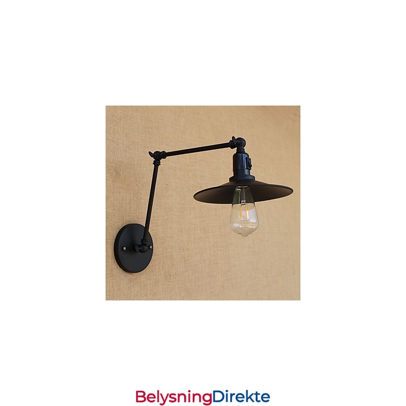 Landlig Retro-Malerifunksjon For Mini-Vegglampe Med Svingarm Og Svingarm