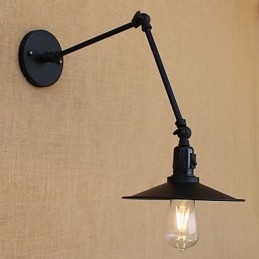 Landlig Retro-Malerifunksjon For Mini-Vegglampe Med Svingarm Og Svingarm